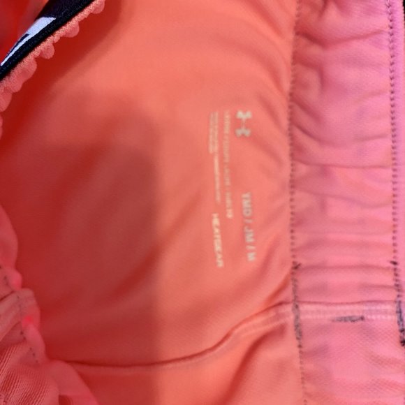 Under Armour Girls Shorts, Athletic, Size Youth M, Pink, Excellent Condition - Picture 2 of 2